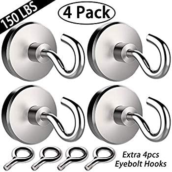 15 Pc Heavy Duty Magnetic Hooks Strong Magnet for Home Kitchen Towels Bags Décor